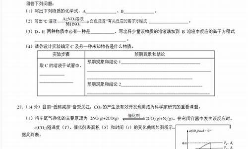 高考理综化学题型专题有哪些内容_高考理综化学大题