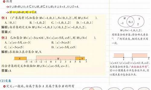 高考集合知识点-高考集合知识点归纳总结