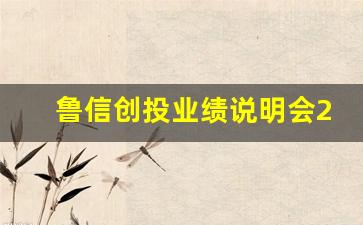 鲁信创投业绩说明会28日举行(鲁信创投股票资金全览)_https://www.dongshengweixin.com_深交所_第1张