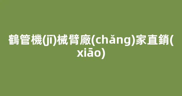 鶴管機(jī)械臂廠(chǎng)家直銷(xiāo)(助力機(jī)械臂廠(chǎng)家直銷(xiāo))(1)