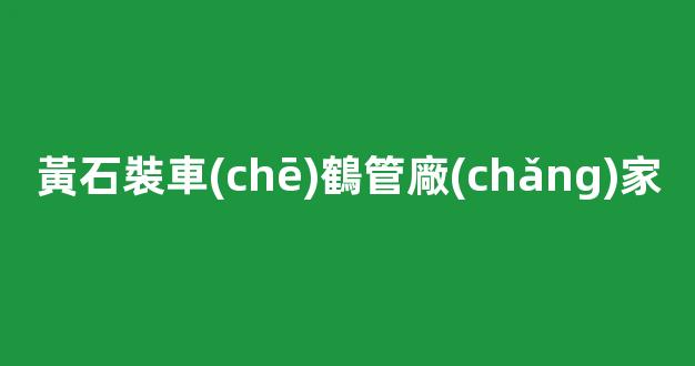 黃石裝車(chē)鶴管廠(chǎng)家(裝車(chē)鶴管裝卸成本怎么樣)(1)