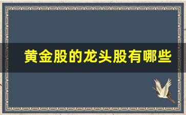 黄金股的龙头股有哪些(黄金股票龙头企业)_https://www.wguangz.com_广期所_第1张
