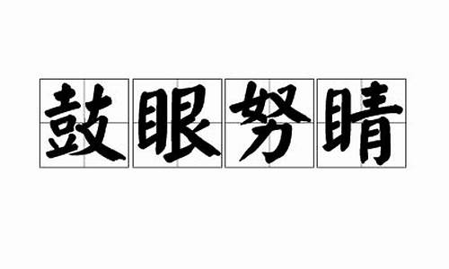 鼓眼努睛-鼓眼努睛代表什么生肖