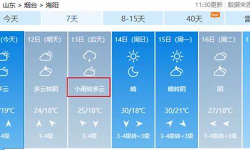 龙口小时天气预报_小度小度龙口天气预报