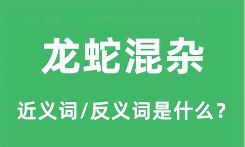 龙蛇混杂代表什么生肖动物_龙蛇混杂代表什么生肖